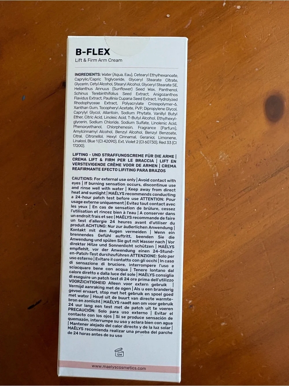 Maëlys B-FLEX Lift & Firm Arm Cream — Purple